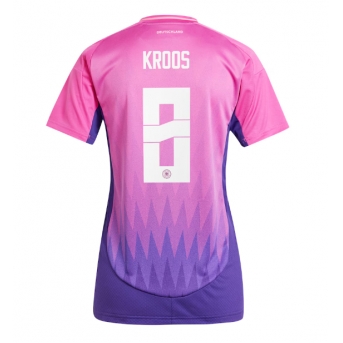 Germania Toni Kroos #8 Maglia Gara Trasferta Repliche Europei 2024 Donna